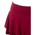 thumbnail image 4 of Doublju Women's Flared Skater Mini Skirt (Plus Size Available), 4 of 4