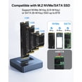 thumbnail image 4 of Adaptador de lector SSD ACASIS NVME a estación de acoplamiento USB de 10 Gbps, 4 of 9