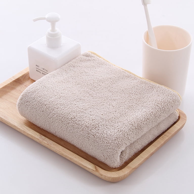 2-pack terry towels, 35 x 75 cm, microfiber, towel, bath towel