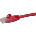 thumbnail image 1 of StarTech Cat6 Patch Cable – 12 ft – Red Ethernet Cable – Snagless RJ45 Cable – Ethernet Cord – Cat 6 Cable – 12ft, 1 of 1