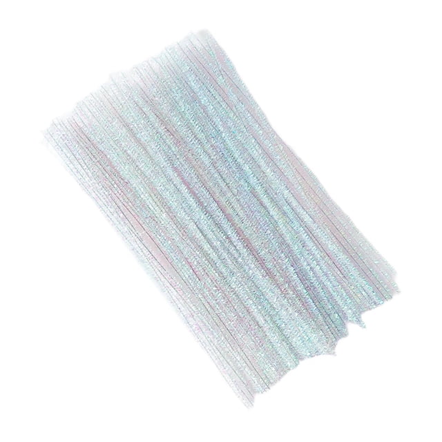 500 piezas de limpiadores de pipa de chenilla, juguetes para limpiar pipas, 30 cm, material de palitos giratorios, juguete educativo para niños para