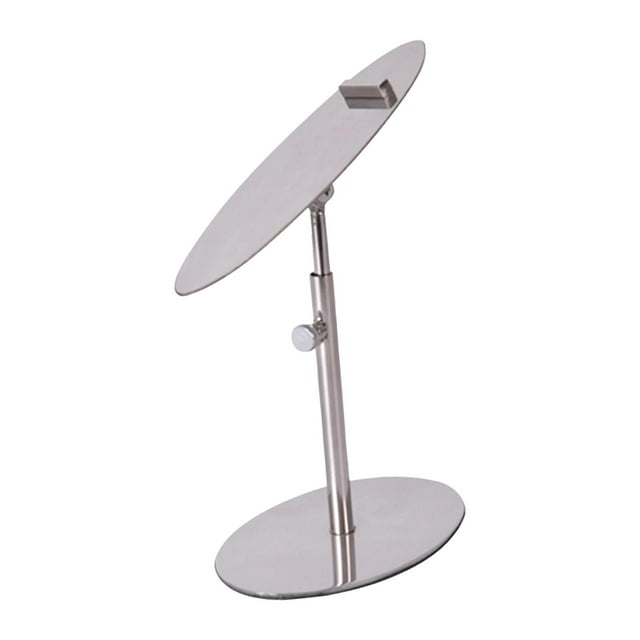 yuksok Shoe Rack, Metal Shoe Holder, Rust Resistant, Shoe Rack for Shops, Shoe Display, Argent oval