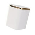 thumbnail image 4 of Mini bote de basura, mini cubo de basura, mini cesto de basura para la cocina de la oficina Blanco, 4 of 9
