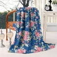 thumbnail image 2 of Pioneer Flower Blanket,Comfortable Soft Flannel Throw Blanket,All Season,Warm Lightweight Blankets for Sofa Bed Couch Living Room Chair,60"x80"(150x200cm), 2 of 4