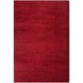 thumbnail image 2 of SAFAVIEH Charlotte Solid Plush Shag Area Rug, Red, 8' x 10', 2 of 6