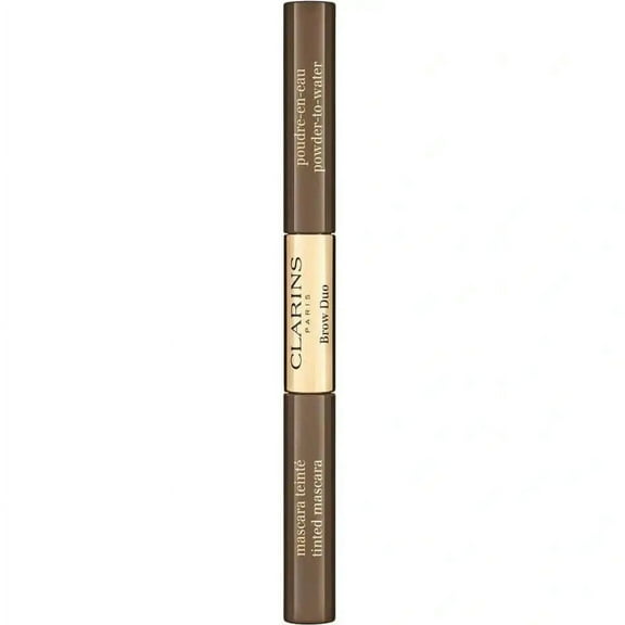 CLARINS BROW DUO 0.09 BROW PENCIL and MASCARA #03 COOL BROWN
