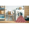 thumbnail image 2 of Ahgly Company Machine Washable Indoor Round Transitional Pastel Pink Area Rugs, 4' Round, 2 of 7