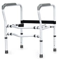 thumbnail image 1 of Gymax Adjustable Toilet Safety Frame & Rail Stand Alone Bathroom Toilet Handrail, 1 of 9