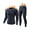 Charcoal, variant on CL convallaria Thermal Underwear for Men, Ultra Soft Long Johns Fleece Lined Base Layer Cold Weather Top and Bottom Set