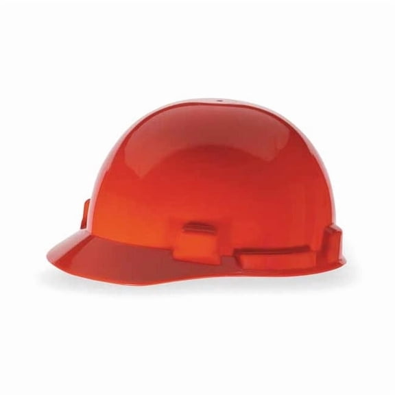 Msa Safety Hard Hat,Type 1, Class E,Ratchet,Red 10074071