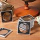 thumbnail image 5 of 20 piezas de portamonedas de plata, 2 x 2 portamonedas de media cápsula para monedas, portamonedas de plástico con cierre a presión, 37,5 m, como se muestra, como se muestra, 5 of 5