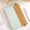 Orange, variant on Portable Elastic Fastening Pen Case, Slim Pencil Pouch For Notebook, Zip Up Bag For Office Supplies, Travel Organizer For Adults, Business Meetings