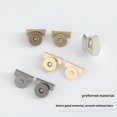 thumbnail image 4 of 10 Pairs Magnetic Snaps for Purses and Totes, No-Sew Metal Buttons for Leather Cloth Sewing Crafts (Bronze-Colored), 4 of 8