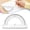 Clear, variant on Clearance Eligible Plastic Protractor Set, 3.93 Inch Clear 180 Degree Angle Finder, Bulk Geometry Measuring Tool for Drafting, Craft & Blueprint Work, 2‑Pack, Clear