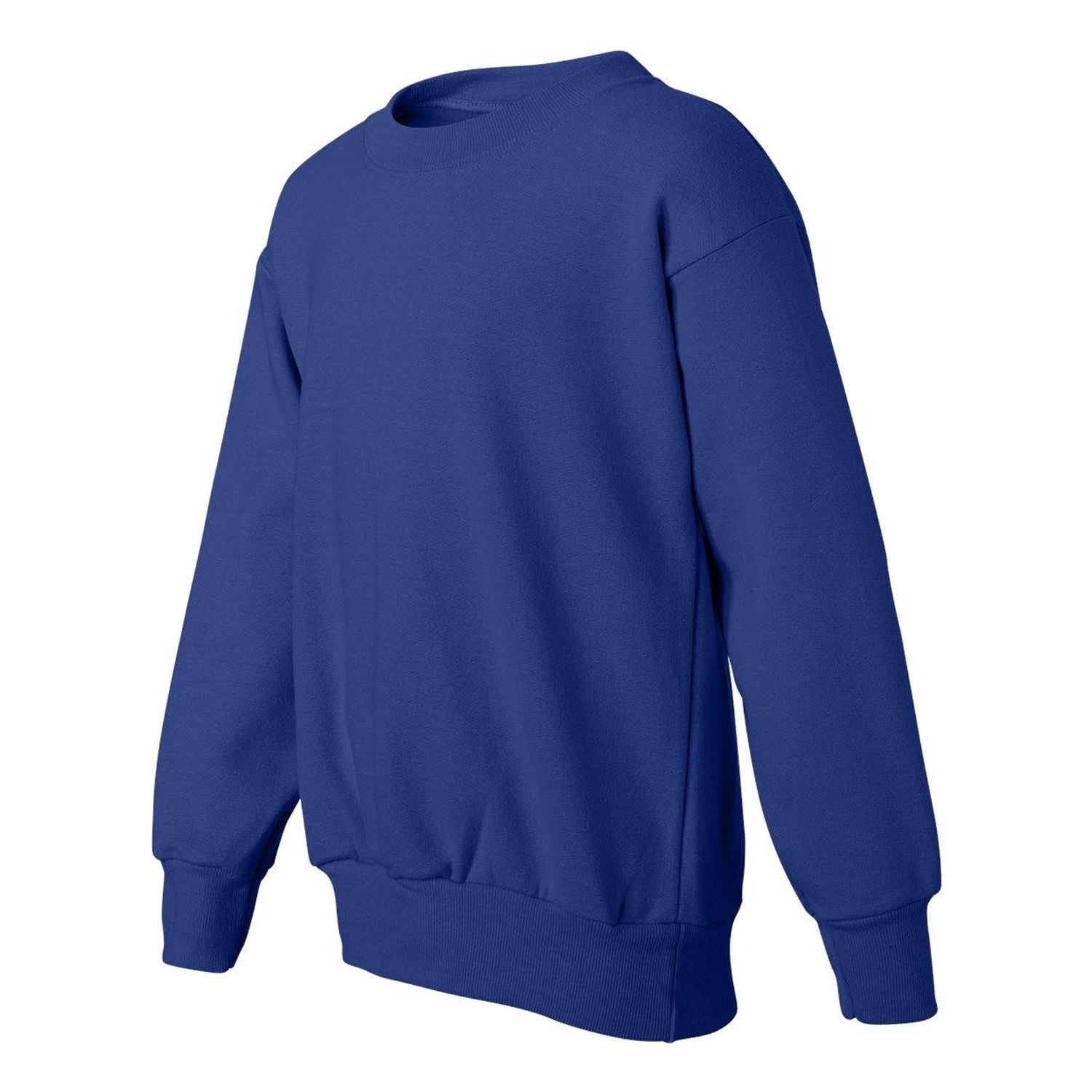 Hanes Youth Sweatshirt ComfortBlend EcoSmart Crewneck Boys Girls Long Sleeve