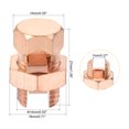 thumbnail image 2 of Uxcell Grounding Bolt Connector Copper Grounding Protection 27 x 14mm for Electrical and Mechanical Equipment, 2 of 7