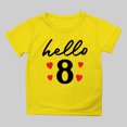 thumbnail image 2 of Landzoo Toddler Boys Back To School T-Shirt Letter Print Short Sleeve Crew Neck Autumn Cozy Soft Boys T-Shirt, 2 of 3