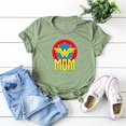 thumbnail image 1 of Wonder Mom T-Shirt Superhero Inspired Tee Wonder- Woman Shirt Mama Life Shirts Best Mom Ever Mother's Day GiftXL Gao Jinjia LED, 1 of 2