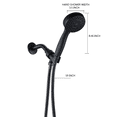 thumbnail image 4 of Handheld Shower Head with Hose High Pressure Shower Heads, Oil Rubbed Bronze, 4 of 10