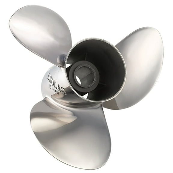 Solas 9431-130-19 Rubex NS3 Stainless Steel 3-Blade Boat Propeller - RH, 13 In. Diameter x 19 In. Pitch