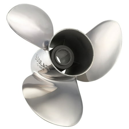 UPC: 0824375033117 | Solas 9431-130-19 Rubex NS3 Stainless Steel 3-Blade Boat Propeller – RH  13 In. Diameter x 19 In. Pitch