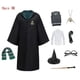 thumbnail image 3 of Nueva capa mágica, bata, disfraz de Hermione Granger, disfraz de Harry Potter, bufanda LED, gafas, ropa de Cosplay de Gryffindor, accesorios de regalo, 3 of 5