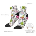 thumbnail image 6 of Fuzoiu Fun Animal with Unicorn Print Adult Socks, Crew Moisture-wicking Socks, Unisex Cushion Crew Socks,Casual Sports Ankle Socks, 6 of 7