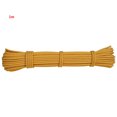 thumbnail image 4 of Sonducket Cuerda de escalada portátil 6 mm Cuerda de descenso antideslizante Accesorio de supervivencia para actividades al aire libre, 1 m, amarillo Amarillo 1M 5piezas, 4 of 6