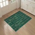 thumbnail image 3 of ODIKA 3'x5' Washable Throw Rug Stain Resistant, Low Profile, Non-Slip Doormat Door Football Field Inspired Boundary Graphic Soccer for Entryway, Kitchen, Mudroom, 3 of 7