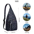 thumbnail image 4 of Nebula Cloud Crossbody Bag - Cosmic Dust & Stars Pattern (Breathable), 4 of 4