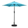 thumbnail image 5 of Ainfox  7.5ft Patio Umbrella with Base Outdoor Umbrella Navy Blue, 5 of 5