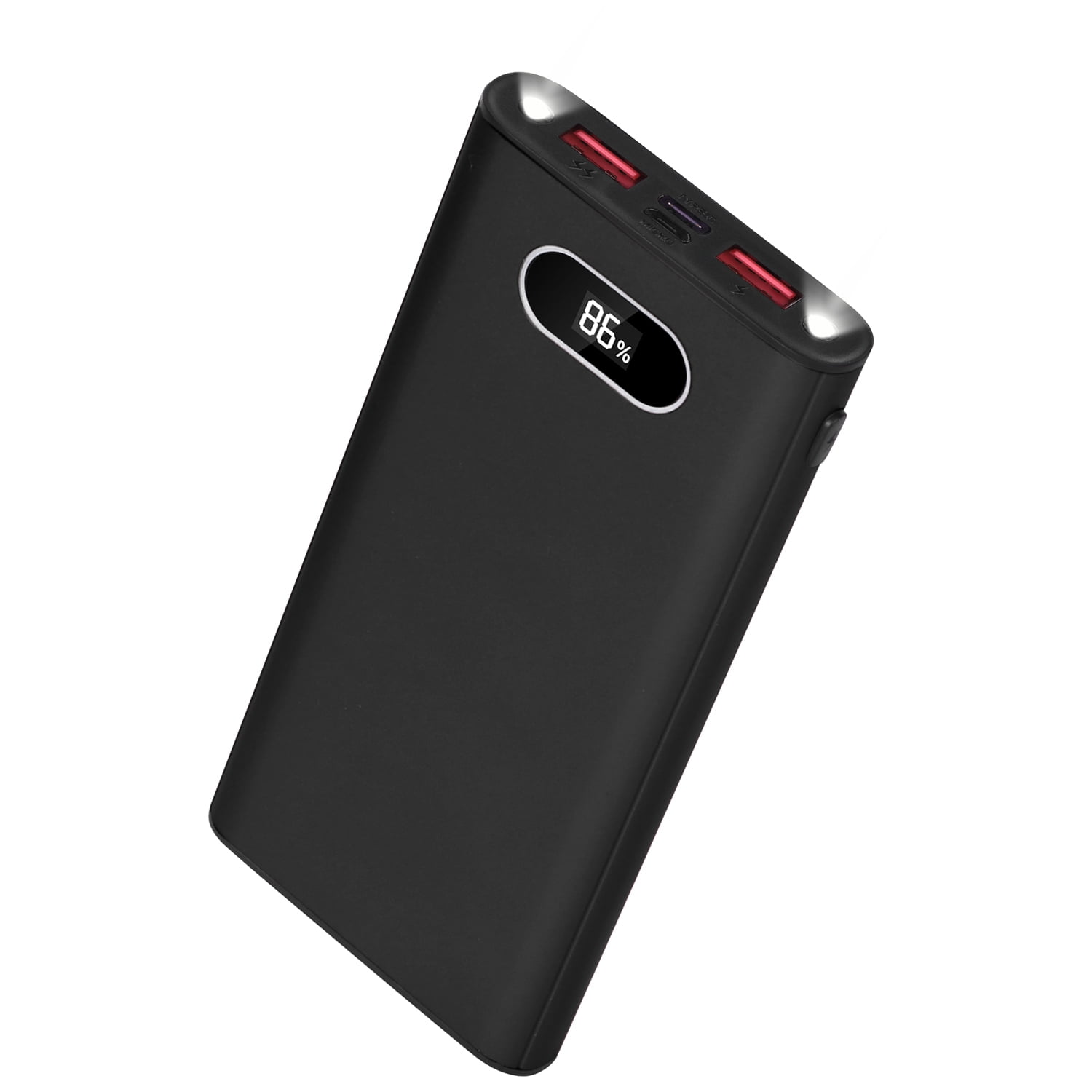 iNova Portable 20000mAh Power Bank, 22.5W Super Fast Charging with LED Display Flashlight, Fast Charger External Battery Pack, Fit for iPhone iPad Samsung(Black)