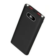 iNova Portable 20000mAh Power Bank, 22.5W Super Fast Charging with LED Display Flashlight, Fast Charger External Battery Pack, Fit for iPhone iPad Samsung(Black)
