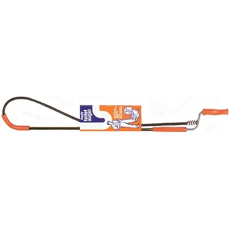 Spring Auger - Part 3Jh 3Ft.X1/2 Closet Auger, by General Wire Spring, Single Item, Great Valu