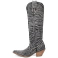 thumbnail image 3 of Dingo Womens Honkytonk Honey Rhinestone Snip Toe Pull On Cowboy  Tall Boots, 3 of 5