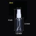 thumbnail image 2 of Botellas de aerosol TINFO de 30 ml (paquete de 30) de plástico transparente con embudo, 2 of 5