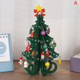 thumbnail image 1 of 2022 Christmas Tree Children's Handmade DIY Stereo Wooden Christmas Tree Scene Layout Christmas Decorations Ornaments Hot, 1 of 4