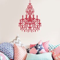 Vinatage Antique Decorative Chandelier Wall Decal Sticker
