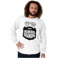 thumbnail image 3 of Baddie Bearded Grandpa Cool Funny Men's Long Sleeve Tee T Shirt Brisco Brands L, 3 of 6