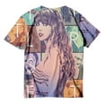thumbnail image 3 of TayIor Sw1ft Chemises, Tylor Sw1ft Merch, Tylor Sw1ft, Chemises Blouse à Manches Courtes à Col Rond Imprimées Décontractées de Mode pour Femmes, T-Shirts Graphiques pour Amatrices de Musique pour Femmes TKFASHION Multicolore TTG, 3 of 3