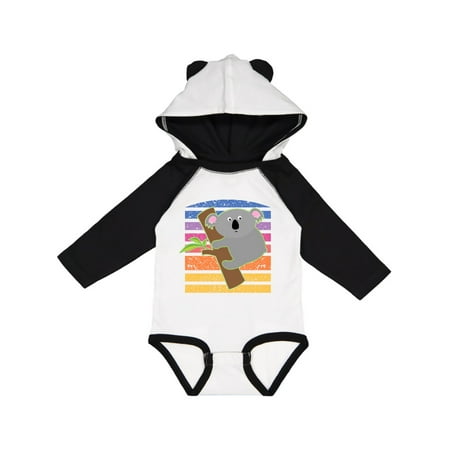 

Inktastic Koala Cute Girls Rainbow Gift Baby Girl Long Sleeve Bodysuit