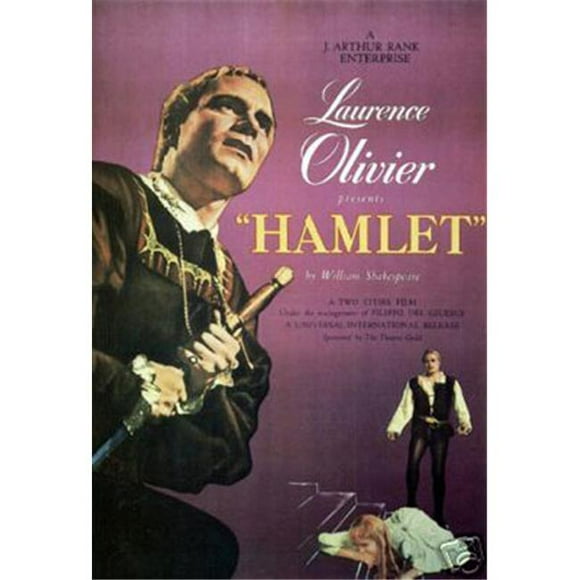 Hot Stuff Enterprise 4469-12x18-LM Hamlet Laurence Olivier Poster