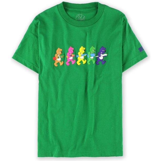 Ecko Unltd. Camiseta gráfica Smokers Club Bear para hombre, verde, grande