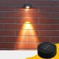 thumbnail image 1 of Aplique solar de pared para exteriores, impermeable | IP65, ignífugo, LED negro para patio | Luz cálida de 2700-3000 K | Batería de 600 mAh, 6-12 h de autonomía | Luz de seguridad para exteriores,, 1 of 7