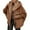 Khaki, variant on Women Warm Long Sleeve Solid Padded Jacket Hooded Button Front Outerwear Coat with Soft for Cold Weather and Comfortable Fit