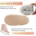 thumbnail image 5 of cosyone1997 2-Pair Women's Soft House Slippers, Fuzzy Cozy Warm Indoor Sock Shoes, Unique Birthday Gifts for Mom Grandma Girlfriend, 5 of 5