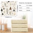 thumbnail image 6 of Yayeee 6 Pack Kitchen Dish Cloths Set for Washing Soft Drying Absorbent Microfiber Towels, Winter Forest, 6 of 9