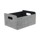 thumbnail image 4 of Cesta de almacenamiento de fieltro, organizador de cajas, contenedor con asa, práctico cesto para armario, material de fieltro minimalista, adecuado p, 4 of 9
