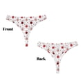 thumbnail image 3 of Balery cute cat hearts Tangas de Algodón para Mujer con Estampado – Ropa Interior Sexy, Transpirable, G-string-3X-Large, 3 of 6