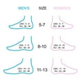 thumbnail image 6 of Unisex Ankle Socks - 4 Pairs - Bamboo Low Cut Ankle Breathable Sports Socks Size 5-7 8-10 11-13, 6 of 7